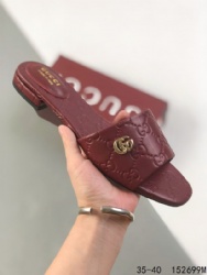 Gucci square-toe lambskin leather slippers