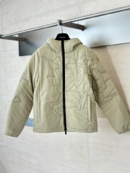 Burberry Bbr embroidered zipper hooded cotton jacket outerwear