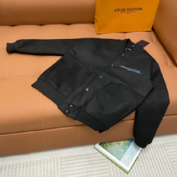 Louis Vuitton lambskin baseball jacket
