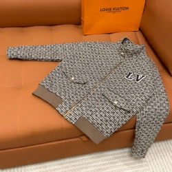 Louis Vuitton Lambskin Baseball Jacket Coat