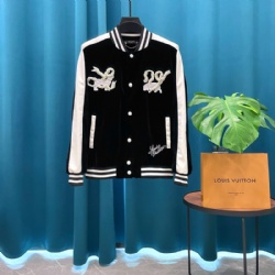Louis Vuitton Lambskin Baseball Jacket Coat