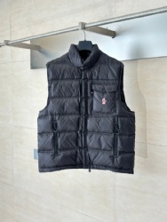Moncle stand-up collar down jacket vest