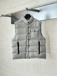 Moncle stand-up collar down jacket vest