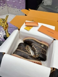 LV x Timberland Ankle Boots Short Boots Collaboration Collection